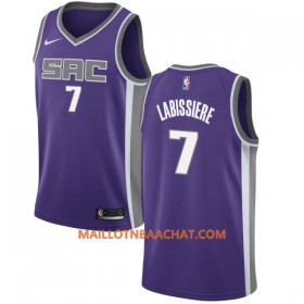 Maillot NBA Sacramento Kings Skal Labissiere 7 Nike 2017-18 Violet Swingman - Homme